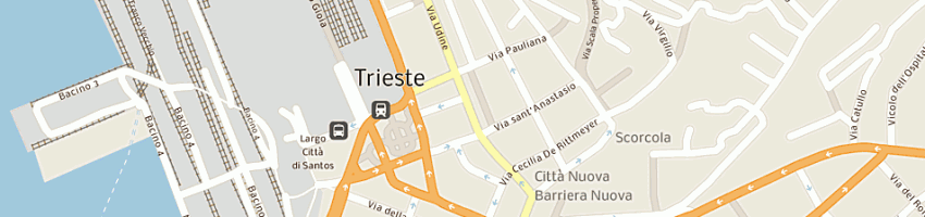 Mappa della impresa salone silvia stefano a TRIESTE