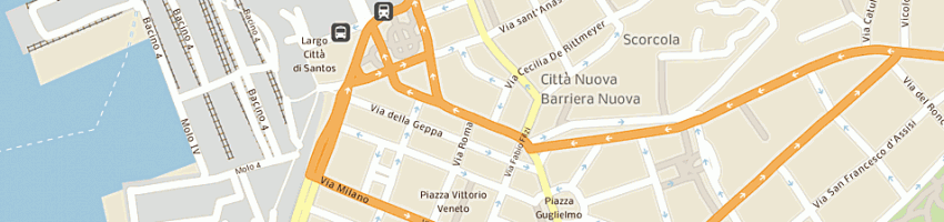 Mappa della impresa cambiavalute eurochange a TRIESTE