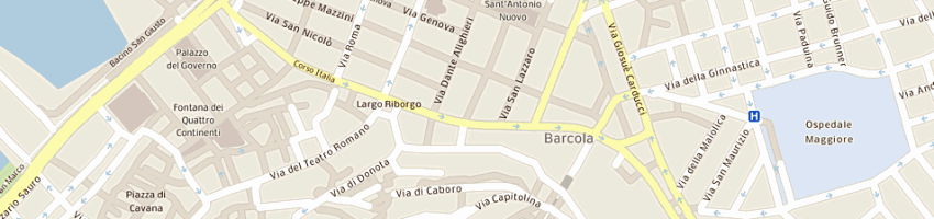 Mappa della impresa terracino claudio a TRIESTE