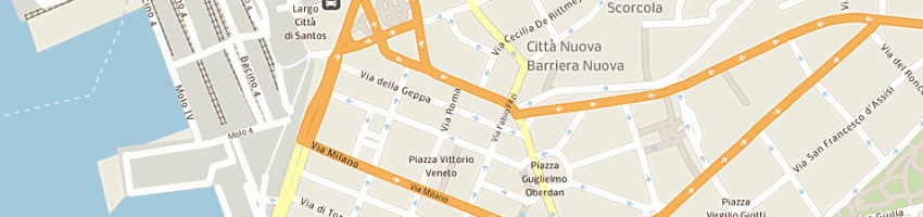 Mappa della impresa ciani gianfranco a TRIESTE
