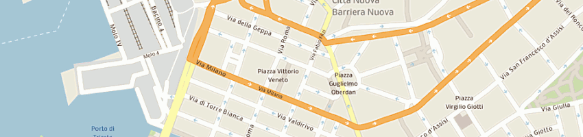 Mappa della impresa dielleffe group srl a TRIESTE