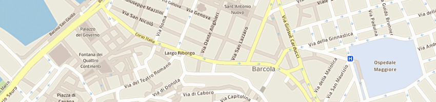 Mappa della impresa banca intesa spa a TRIESTE