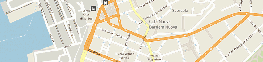 Mappa della impresa bar udine a TRIESTE