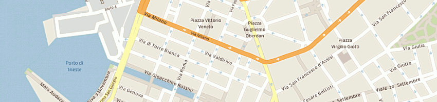 Mappa della impresa fincomind srl a TRIESTE