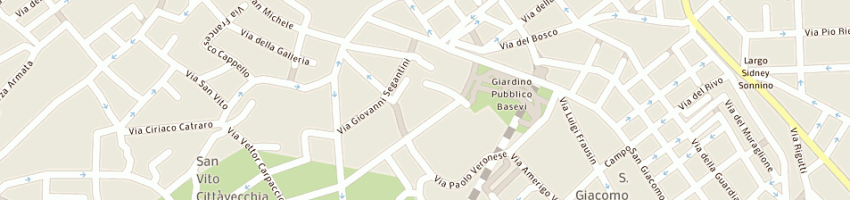 Mappa della impresa perissinotto giansilvio a TRIESTE