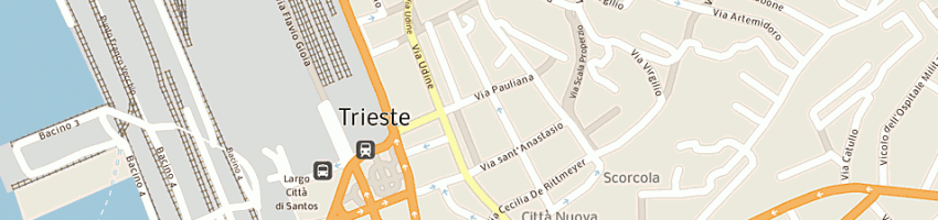 Mappa della impresa zalukar (sas) a TRIESTE