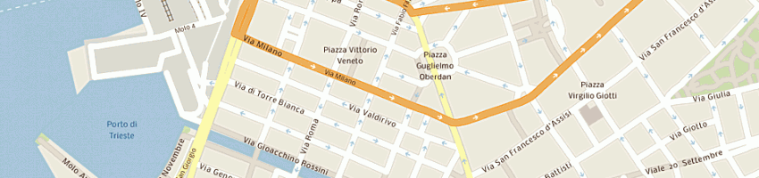 Mappa della impresa moto racing snc a TRIESTE