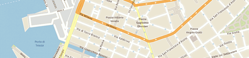 Mappa della impresa di lullo giovanni a TRIESTE