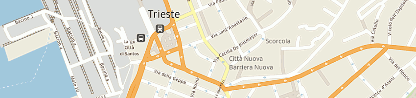 Mappa della impresa carbonera pierluigi a TRIESTE