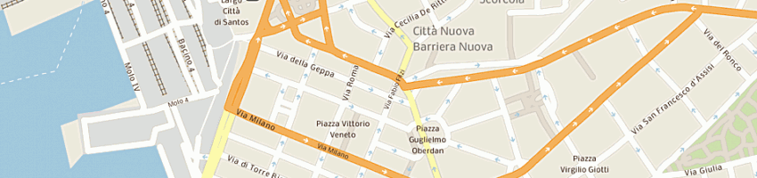 Mappa della impresa besa giovanni a TRIESTE