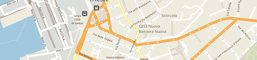 Mappa della impresa wwf a TRIESTE