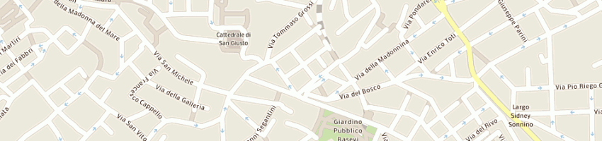 Mappa della impresa autoindex srl a TRIESTE
