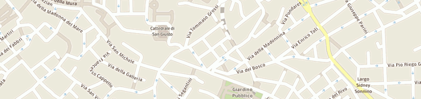 Mappa della impresa mobilificio triestino a TRIESTE