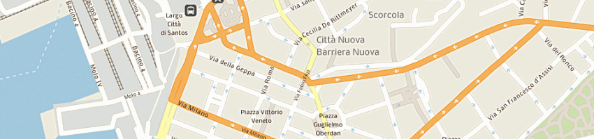 Mappa della impresa severi alessandra a TRIESTE