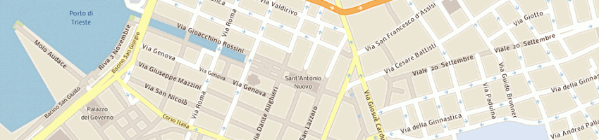 Mappa della impresa gexon international (srl) a TRIESTE