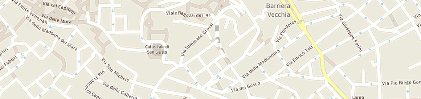 Mappa della impresa hydrores sas a TRIESTE