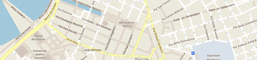 Mappa della impresa arcangelo snc di oblassia cristiana e amadio maddalena a TRIESTE