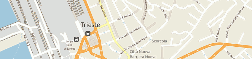 Mappa della impresa ageco (srl) a TRIESTE