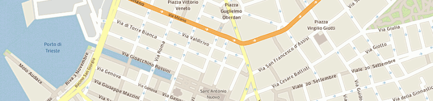Mappa della impresa angelini luigi a TRIESTE