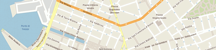 Mappa della impresa mocnik peter a TRIESTE