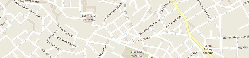 Mappa della impresa petje antonio a TRIESTE