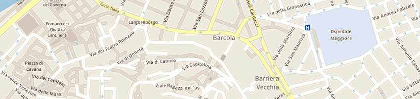 Mappa della impresa fennec tours a TRIESTE