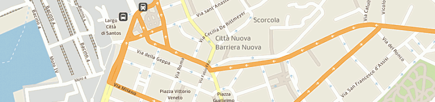 Mappa della impresa effebi (srl) a TRIESTE