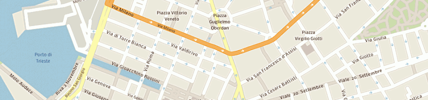 Mappa della impresa crisman emanuele a TRIESTE
