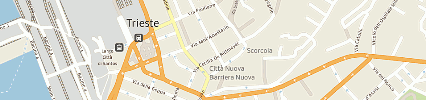 Mappa della impresa chiesa cattolica parrocchiale immacolato cuore di maria a TRIESTE