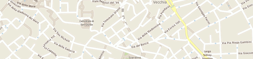 Mappa della impresa scuole pubbliche scuole dell'infanzia comunali a TRIESTE