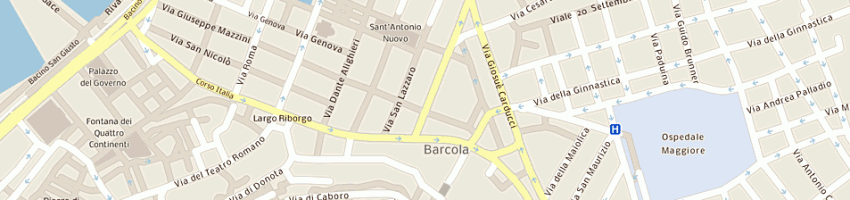 Mappa della impresa calzoleria colia di renzo colia a TRIESTE