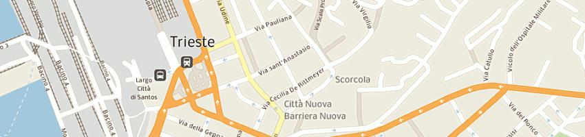Mappa della impresa scuole pubbliche scuole primarie statali a TRIESTE