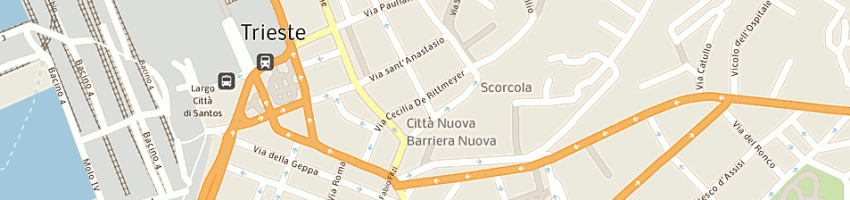 Mappa della impresa zadnich fabrizio a TRIESTE