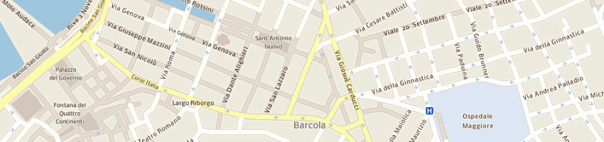 Mappa della impresa euroimpex srl a TRIESTE
