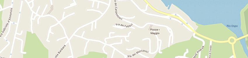 Mappa della impresa medcom di montrone angeloantonio a MUGGIA