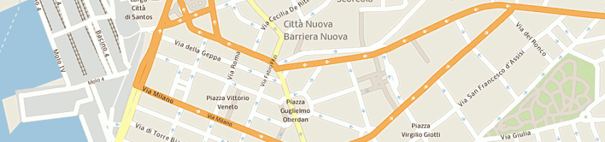 Mappa della impresa studio commercialisti associati magurano pellegrini rossini a TRIESTE
