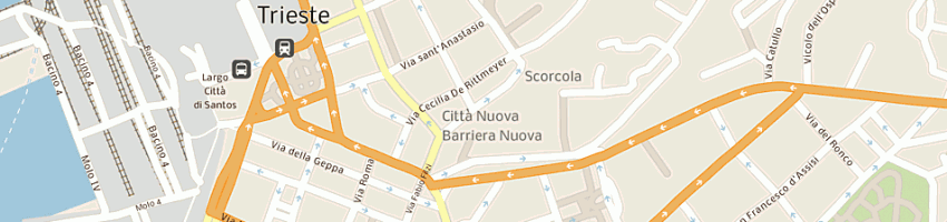 Mappa della impresa linari michele a TRIESTE