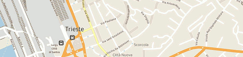 Mappa della impresa area srl a TRIESTE