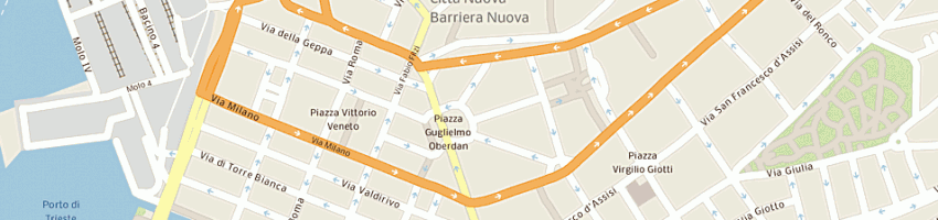 Mappa della impresa veicoli storici alpe adria - associazione a TRIESTE