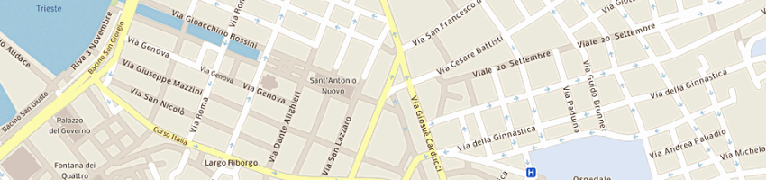 Mappa della impresa farmacia leitenburg de - all'ercole trionfante a TRIESTE
