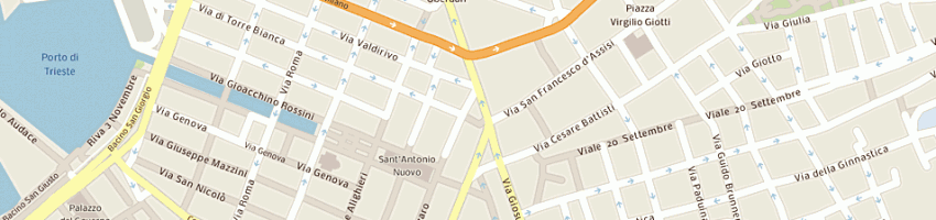 Mappa della impresa chelleris rossana a TRIESTE
