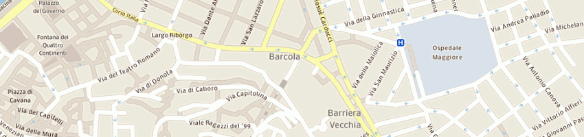 Mappa della impresa il giocattolo snc a TRIESTE