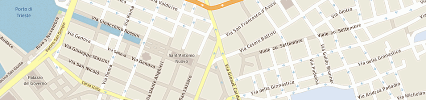 Mappa della impresa nicolini sas di re nicolini e mp nicolini a TRIESTE