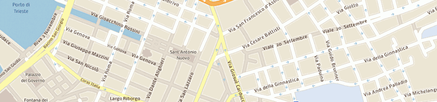 Mappa della impresa place vendome di bonifacio stefano a TRIESTE