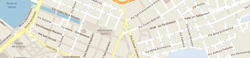 Mappa della impresa gioielleria bottega antiquaria a TRIESTE