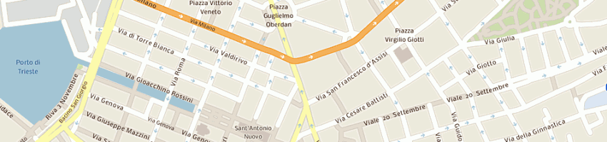 Mappa della impresa next sas a TRIESTE