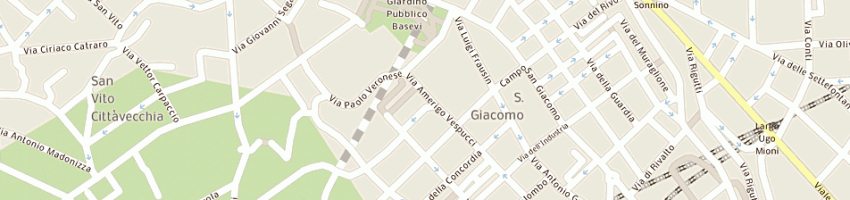 Mappa della impresa venezia tempo libero a VENEZIA