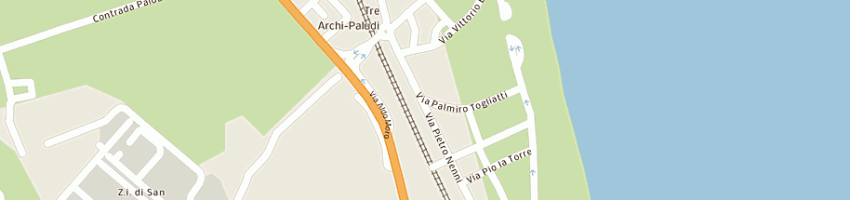 Mappa della impresa casablanchese di effandi mahfoud a FERMO