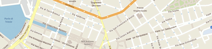 Mappa della impresa nedok guglielmo a TRIESTE