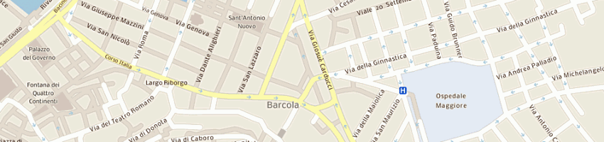 Mappa della impresa consolato croazia a TRIESTE